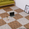 Tapis puzzle imitation bois — dalles à assembler (vue 9) - Nesty