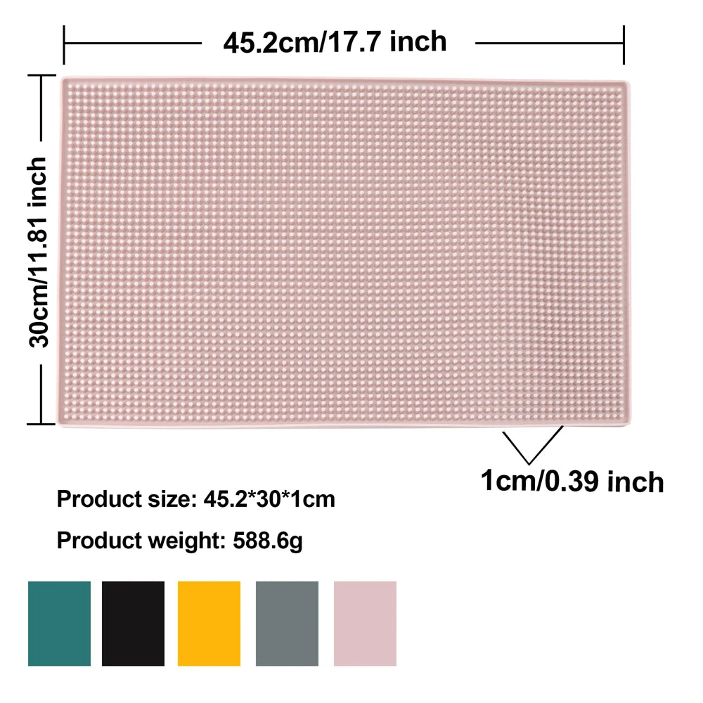 Tapis de bar en silicone épais, anti-éclaboussures (vue 13) - Nesty