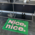 Tapis moelleux imitation cachemire, effet peluche pour chambre ou salle de bain - Nesty (vue 1)