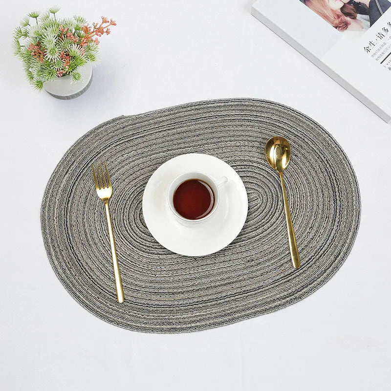 Sets de table ovales tressés Nesty - Lot modulable (vue 9)