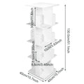 Bibliothèque pivotante en bois — 4 niveaux 360° - Nesty (vue 6)