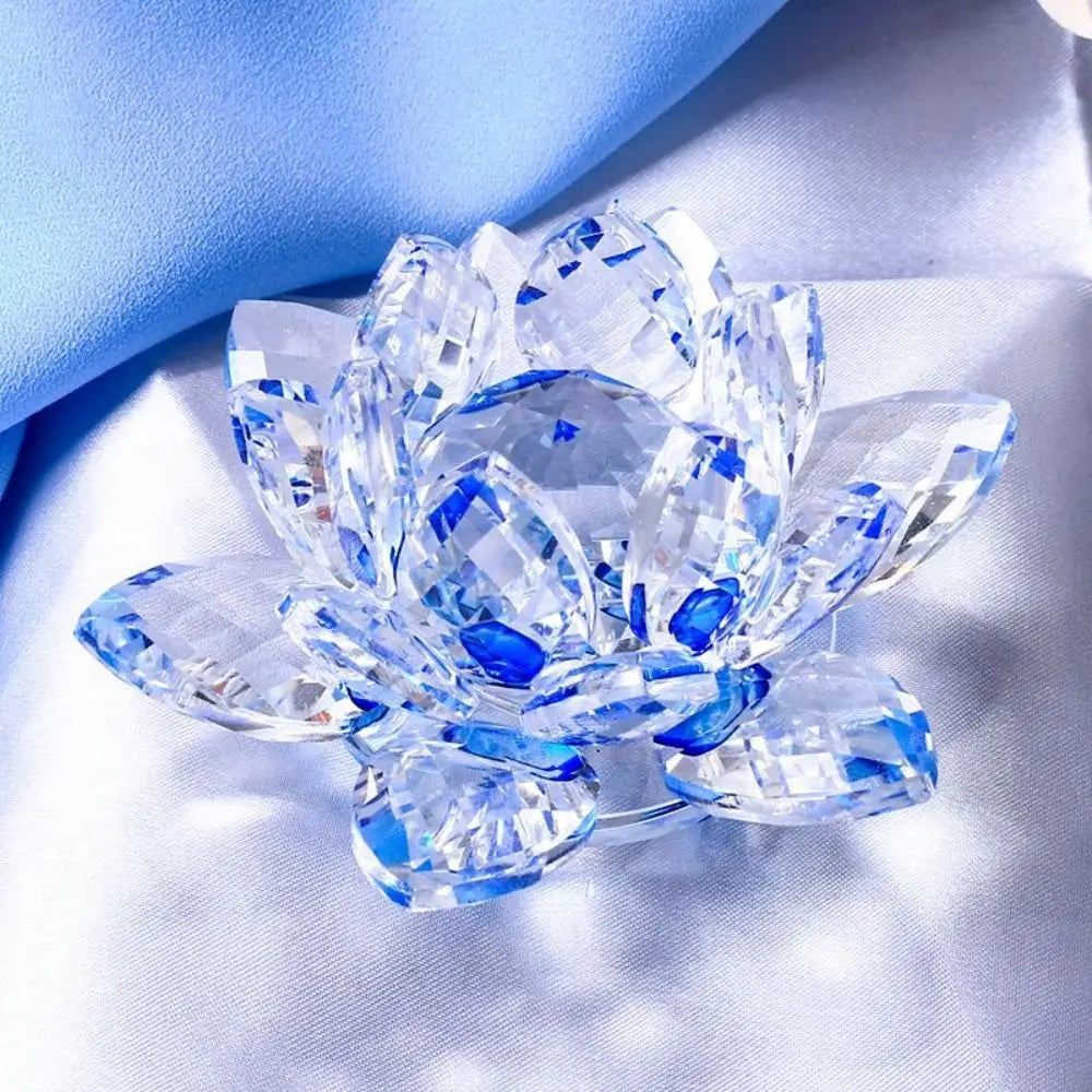Fleur de lotus en cristal Nesty - Objet feng shui pour une décoration apaisante (vue 12)