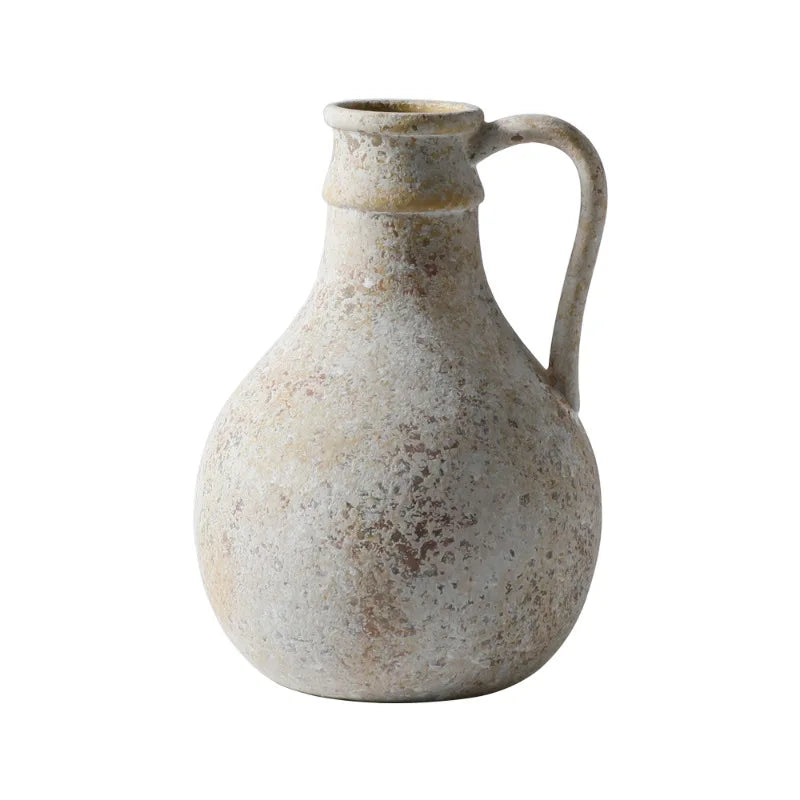 Vase en céramique style wabi-sabi pour fleurs séchées (vue 5) - Nesty