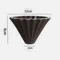 Set dripper à café en céramique avec pichet en verre (vue 6) - Nesty