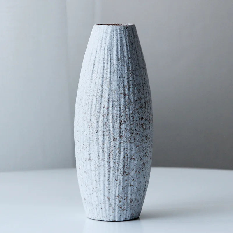 Vase en grès de style japonisant, décoration zen - Nesty (vue 14)