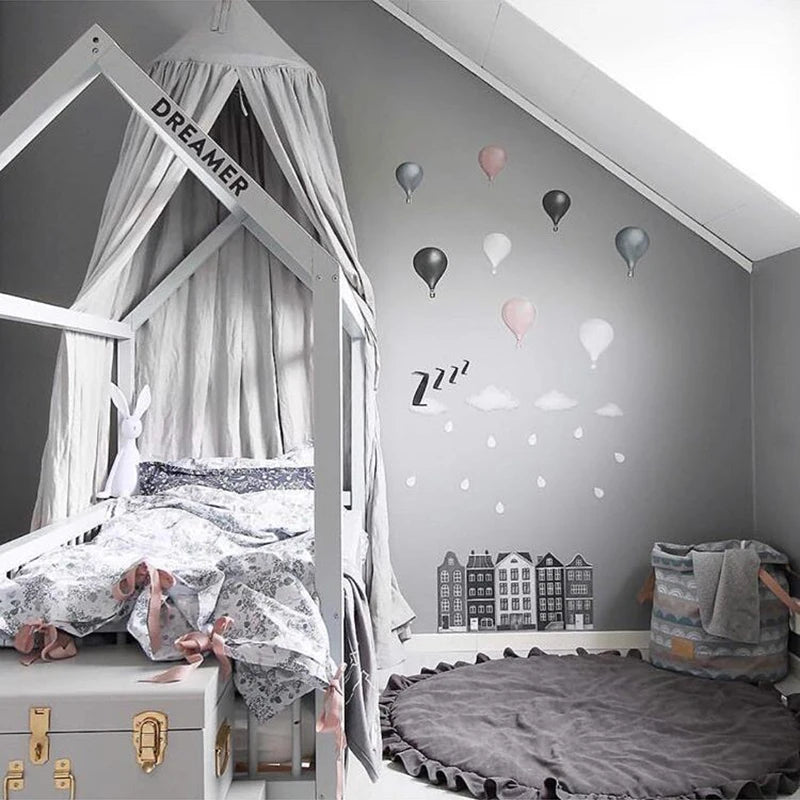 Tapis rond en coton pour bébé — coin jeux (vue 5) - Nesty