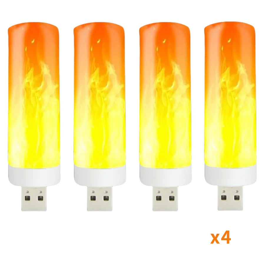Ampoule LED effet flamme Nesty - Lumière USB pour ambiance cosy (vue 9)