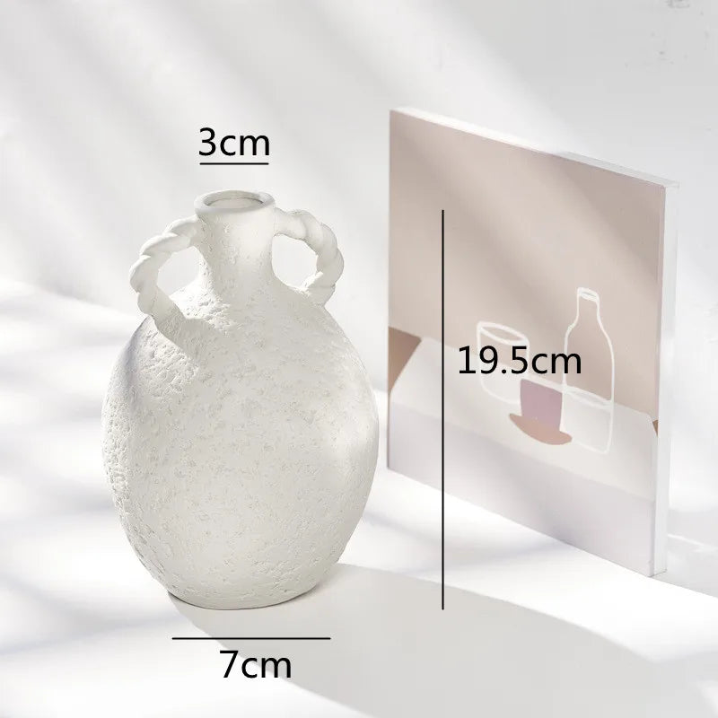 Vase en céramique avec anse, style traditionnel - Nesty (vue 9)