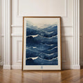 Toile imprimée vagues abstraites Nesty - Art mural japandi (vue 12)