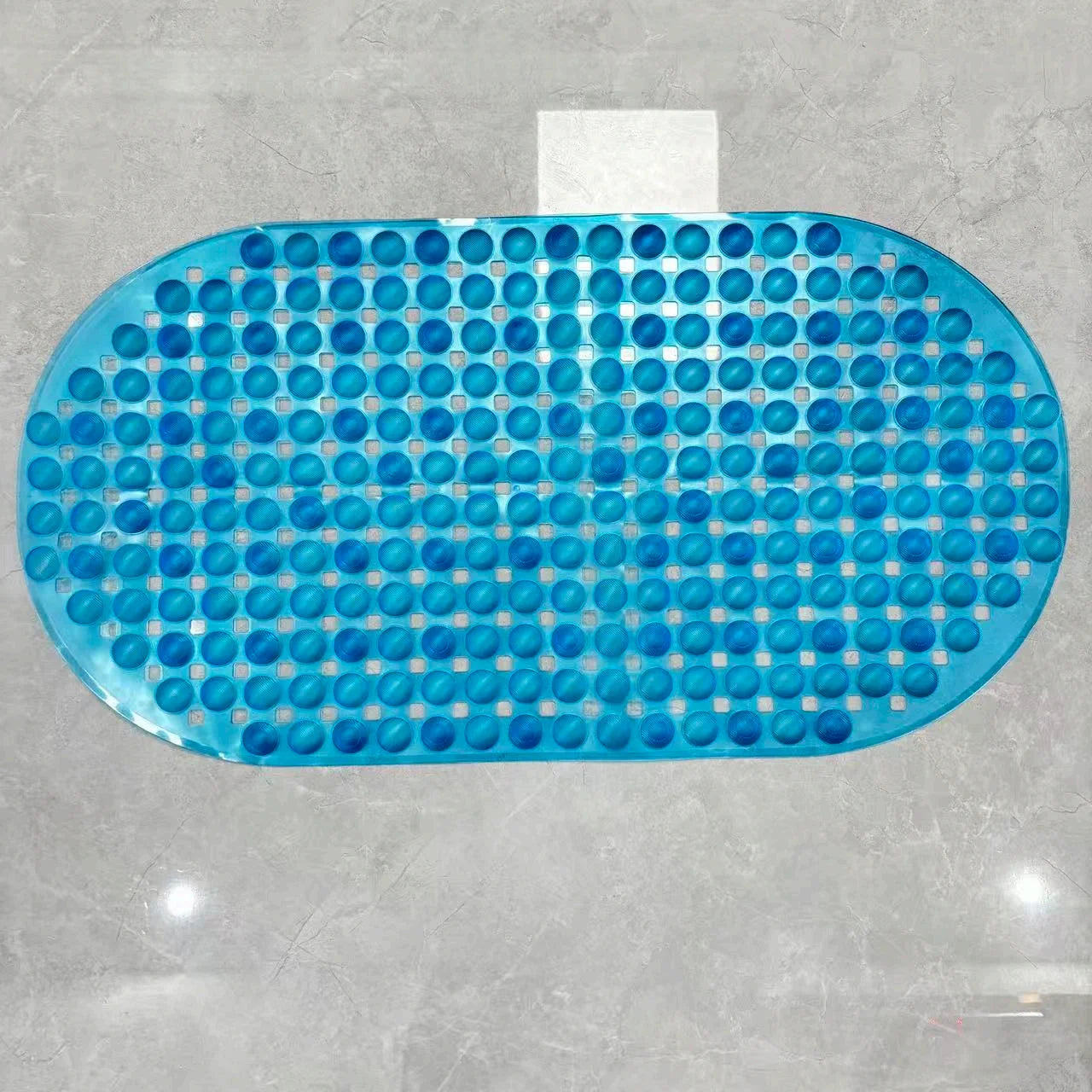 Tapis de baignoire ovale à ventouses — texture antidérapante - Nesty (vue 9)