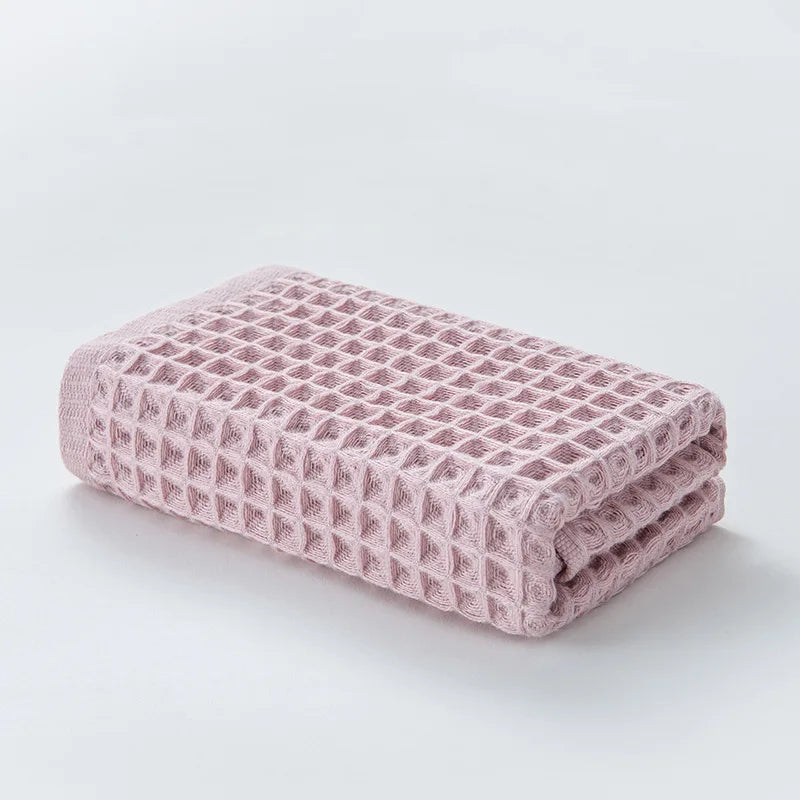 Set de serviettes en coton nid d'abeille — absorbantes et légères - Nesty (vue 12)