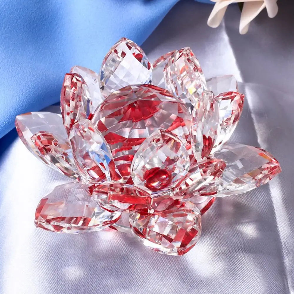 Fleur de lotus en cristal Nesty - Objet feng shui pour une décoration apaisante (vue 9)