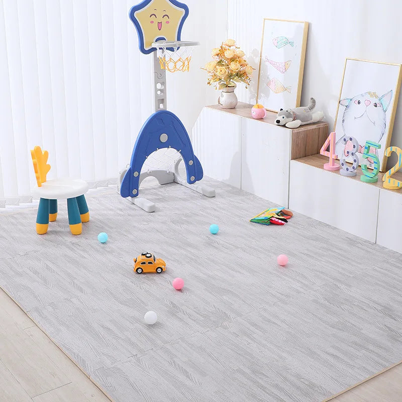 Tapis puzzle imitation bois — dalles à assembler (vue 8) - Nesty