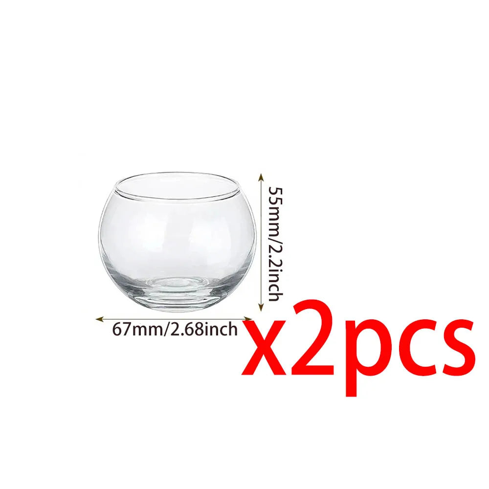 Photophores votifs en verre effet mercure, lot de 2 à 12 (vue 7) - Nesty