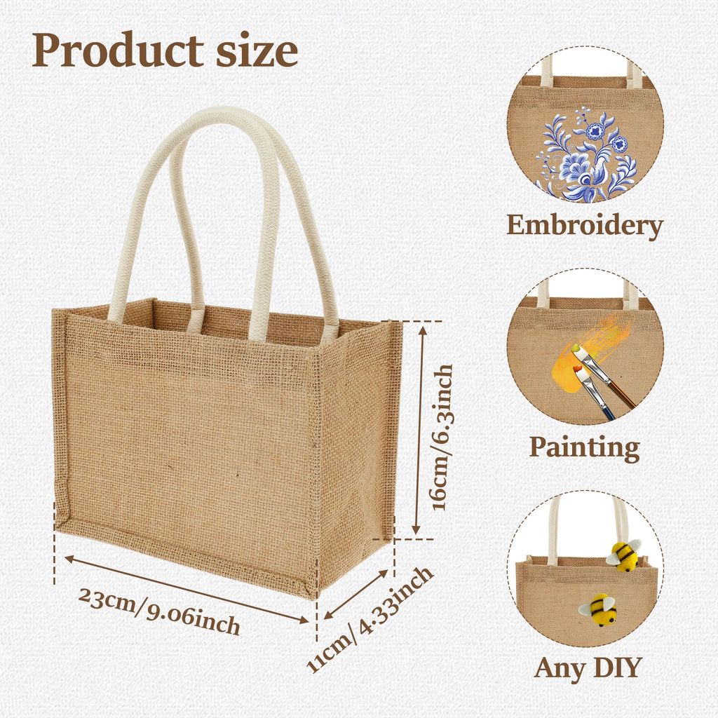 Sac de rangement en toile de coton avec anses - Nesty (vue 6)