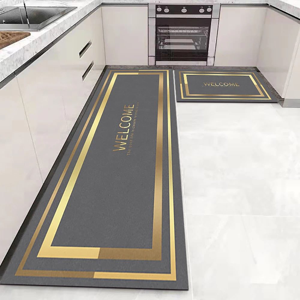 Tapis de chevet long en acrylique — uni et absorbant - Nesty (vue 6)
