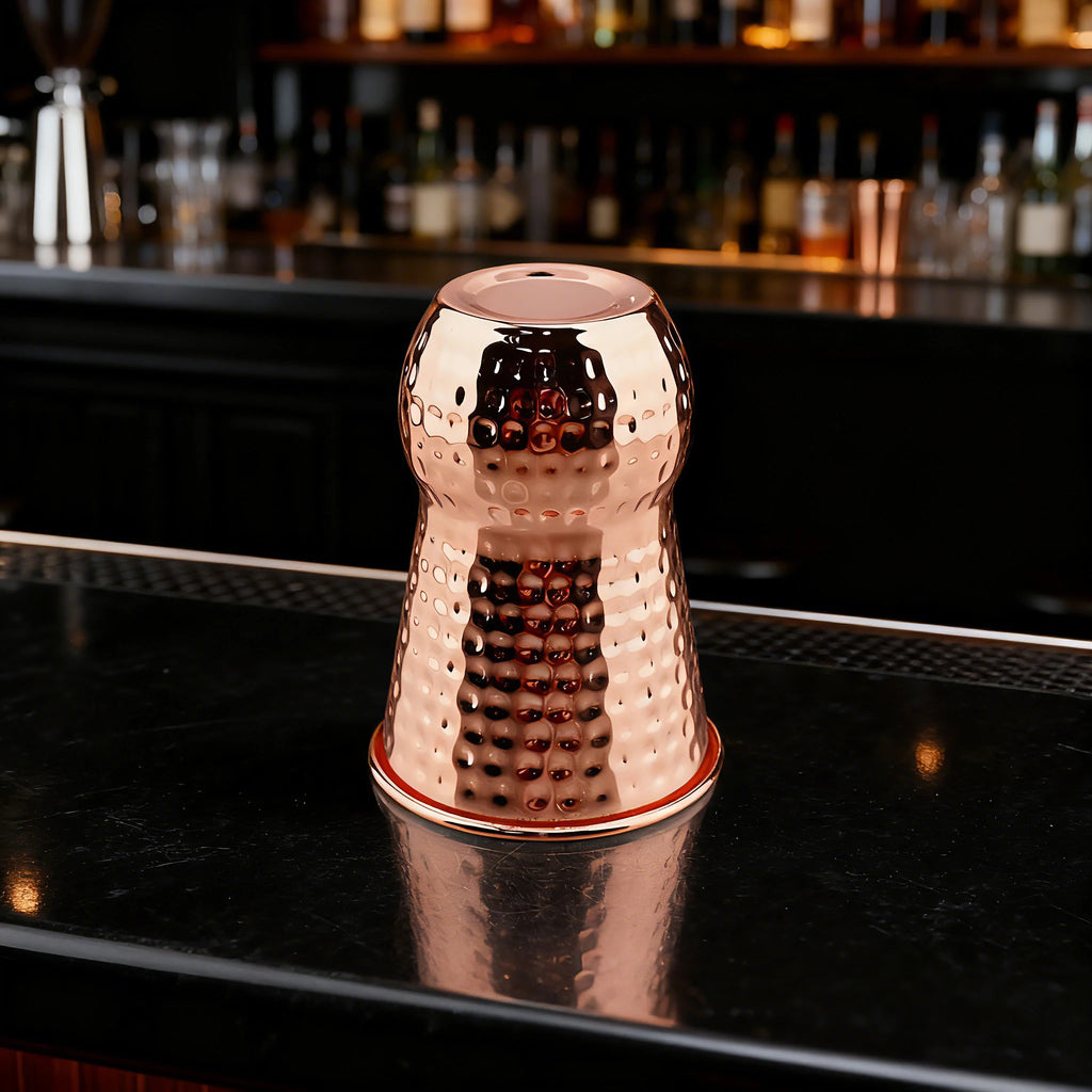 Gobelet tiki en inox cuivré, 350ml (vue 6) - Nesty