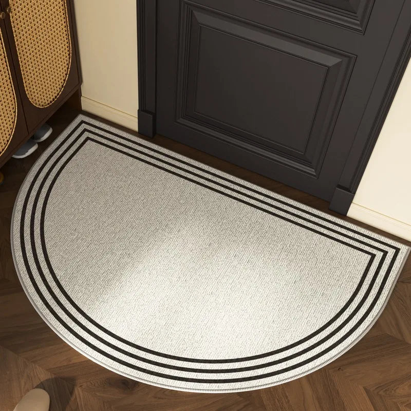 Tapis d'entrée à motif semi-circulaire Nesty - Dos PVC (vue 8)