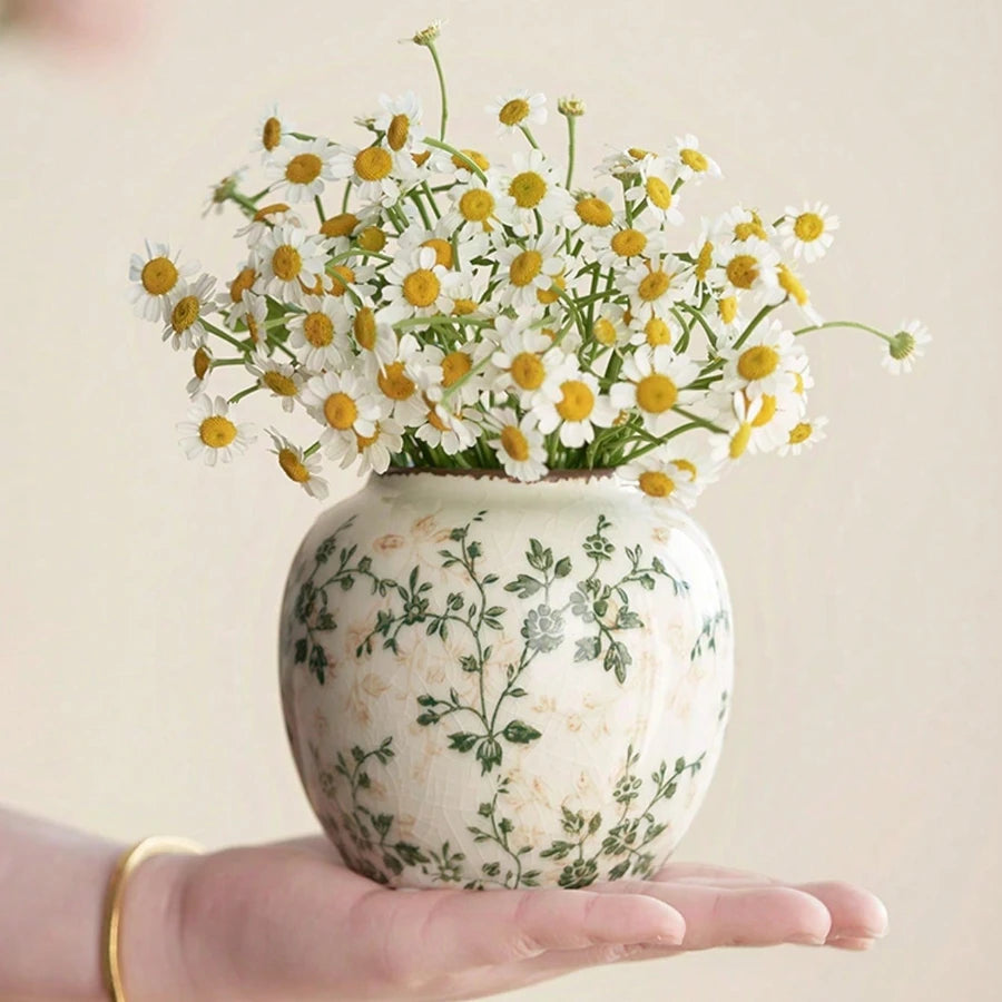 Vase en céramique craquelé — fait main, esprit bohème (vue 6) - Nesty