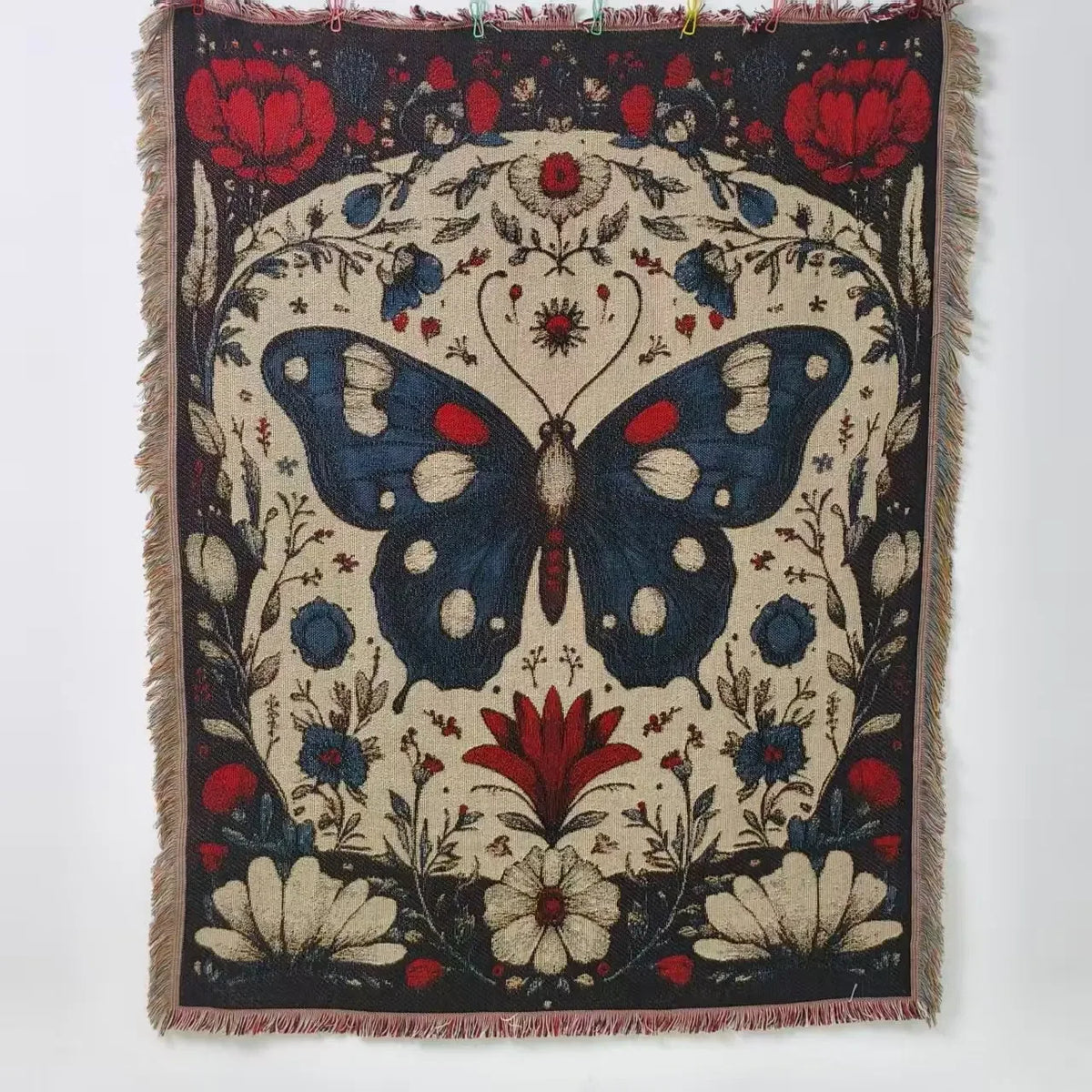 Plaid tapis motif graphique pour extérieur, 130x160cm - Nesty (vue 6)