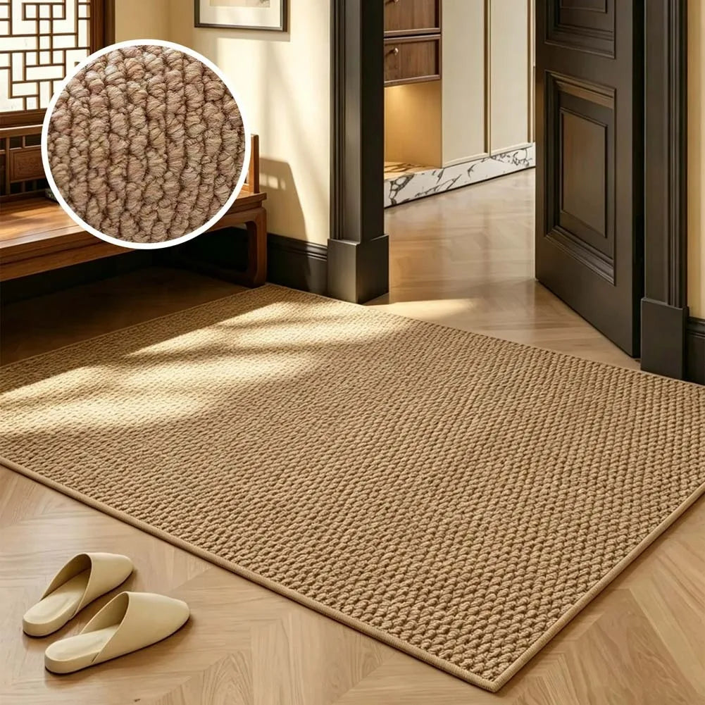 Tapis effet sisal tressé, antidérapant pour entrée et couloir (vue 11) - Nesty