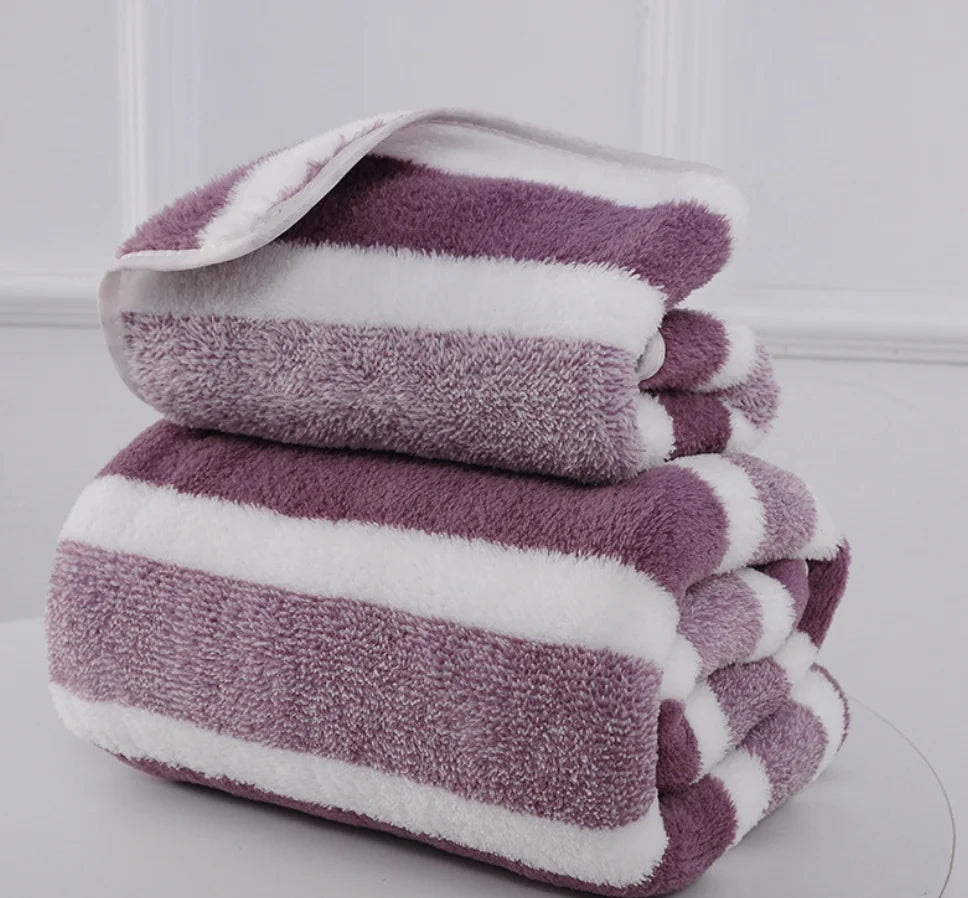 Serviette de bain douce en coton polyester — format compact - Nesty (vue 9)
