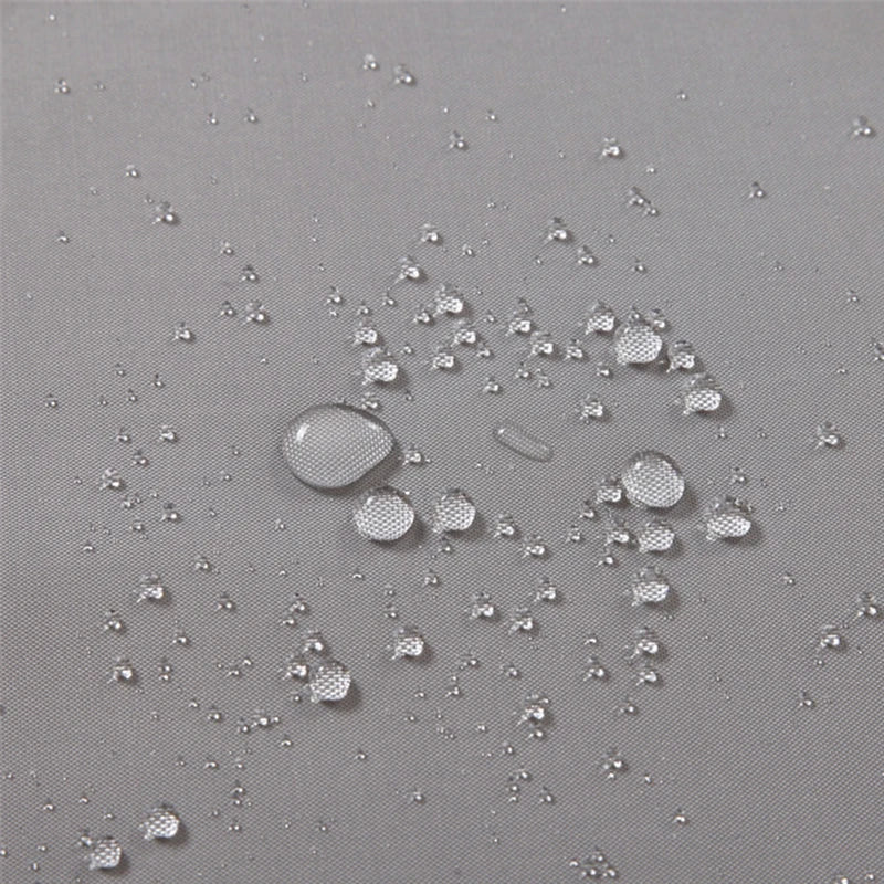 Rideau de douche gris épais en tissu imperméable, grand format - Nesty (vue 4)