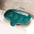 Porte-savon en céramique avec grille de drainage (vue 7) - Nesty