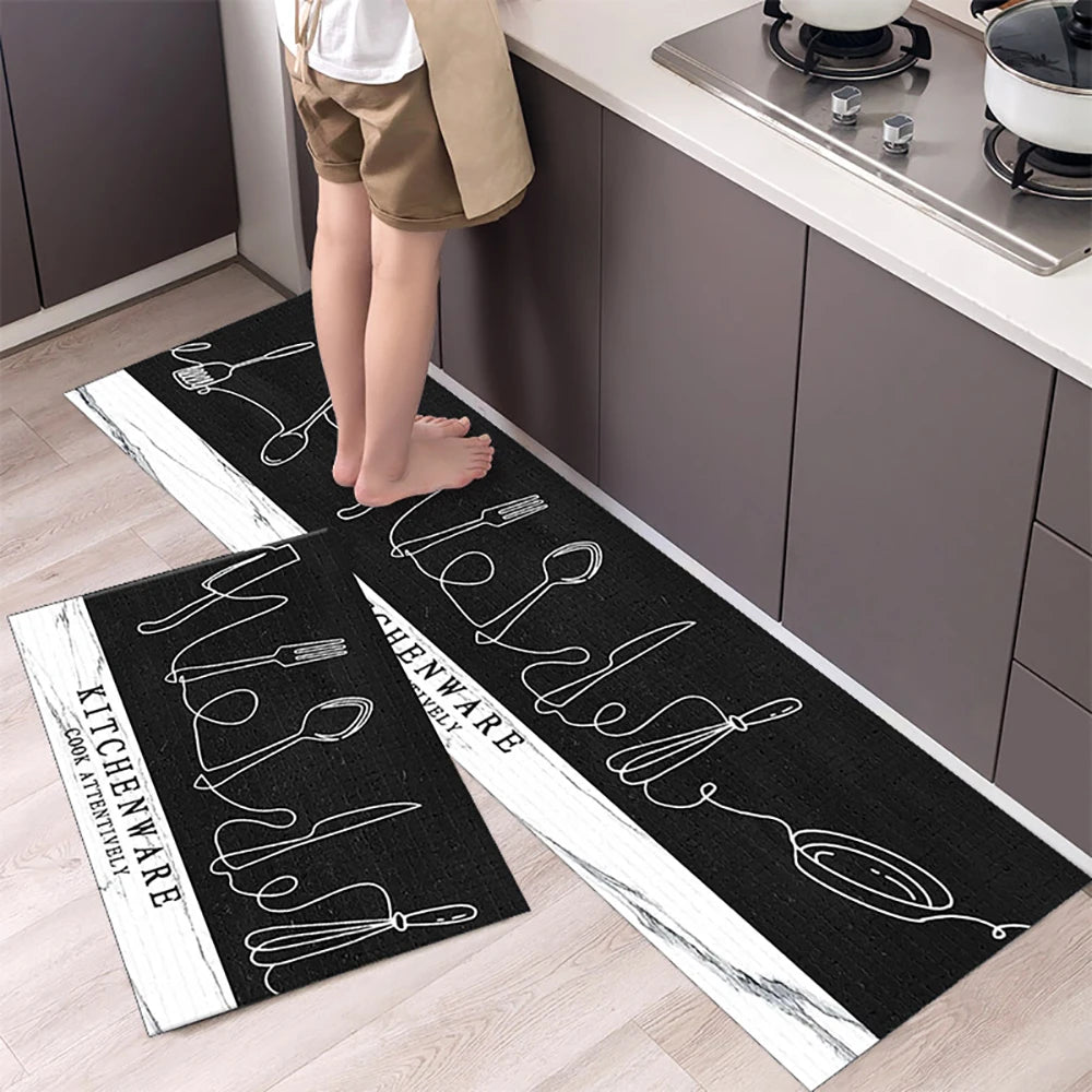 Tapis de chevet long en acrylique — uni et absorbant - Nesty (vue 11)