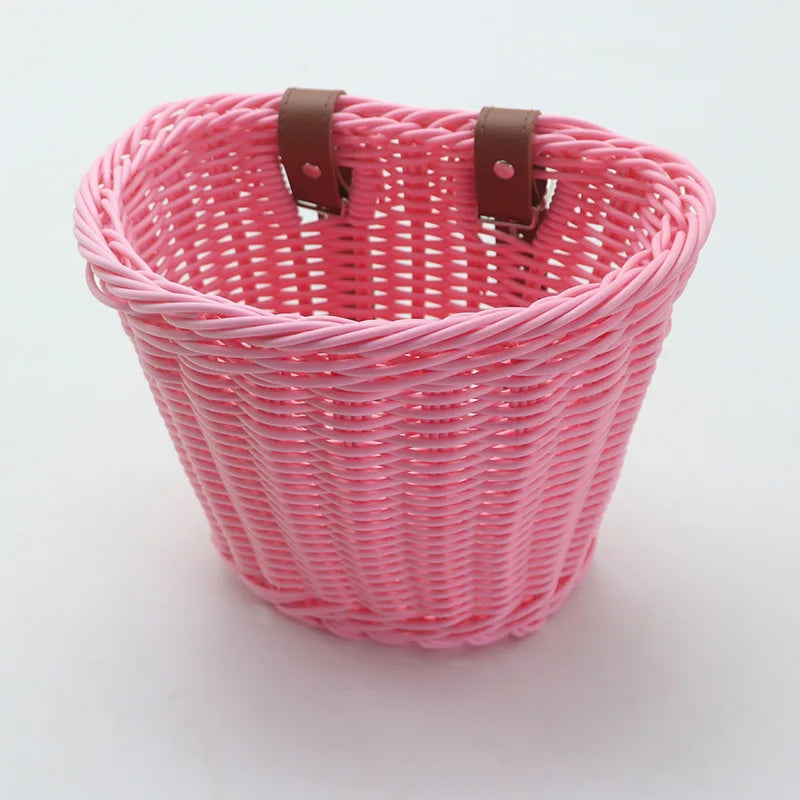 Panier de rangement tressé effet rotin, plastique multi-usages - Nesty (vue 14)