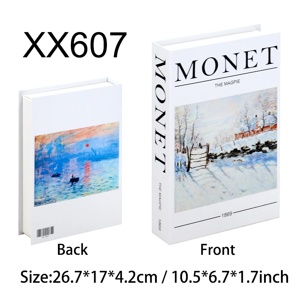Faux livres décoratifs Nesty - Boîte de rangement style nordique (vue 17)