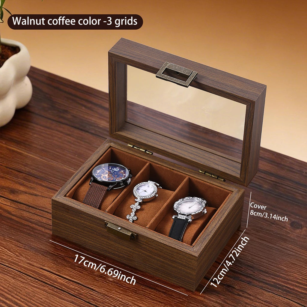 Écrin à montres en bois et velours (vue 12) - Nesty