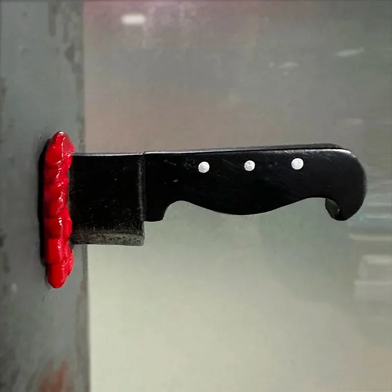 Magnet de frigo couteau en relief Nesty - Décoration ludique pour la cuisine (vue 7)