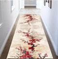 Tapis de couloir sakura Nesty - Descente de lit japandi rose pastel (vue 7)