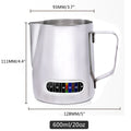 Pichet à lait en inox avec thermomètre intégré (vue 7) - Nesty