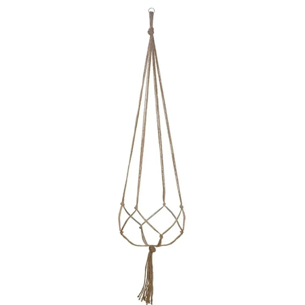 Suspension macramé pour pot de fleurs, décoration murale (vue 6) - Nesty