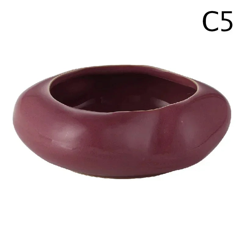 Vase céramique forme graine de lotus, esprit ikebana - Nesty (vue 18)