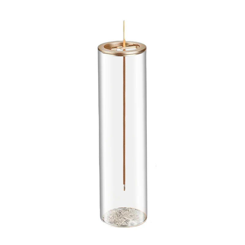 Brûle-encens en verre Nesty - Porte-encens design pour méditation (vue 7)