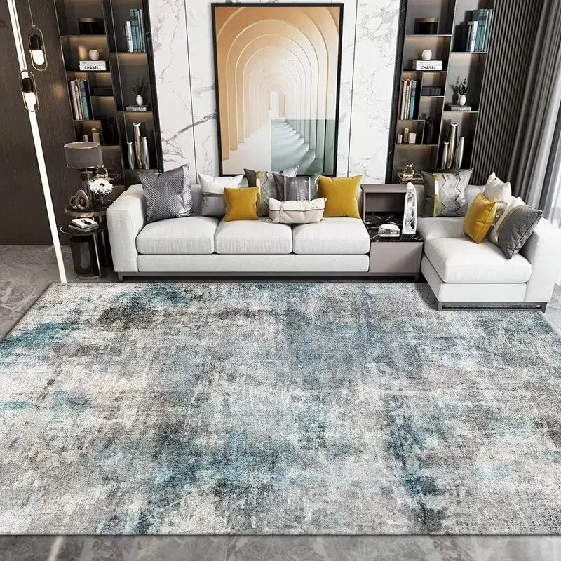 Tapis à motif géométrique sans peluches pour salon Nesty (vue 19)