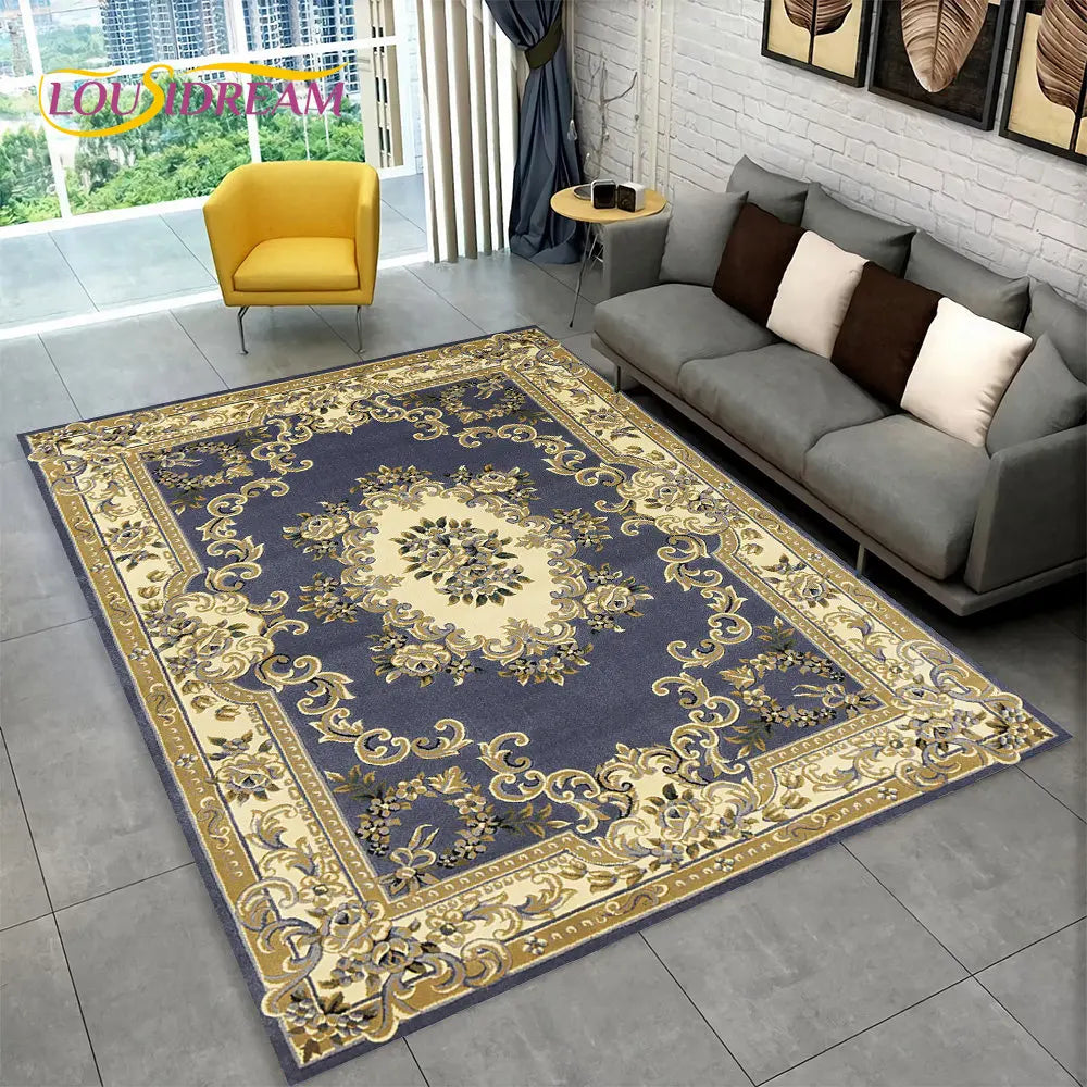 Tapis bohème multicolore pour salon et chambre - Nesty (vue 12)