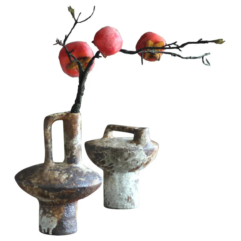 Vase en terre cuite Nesty - Esprit rétro et brut (vue 5)