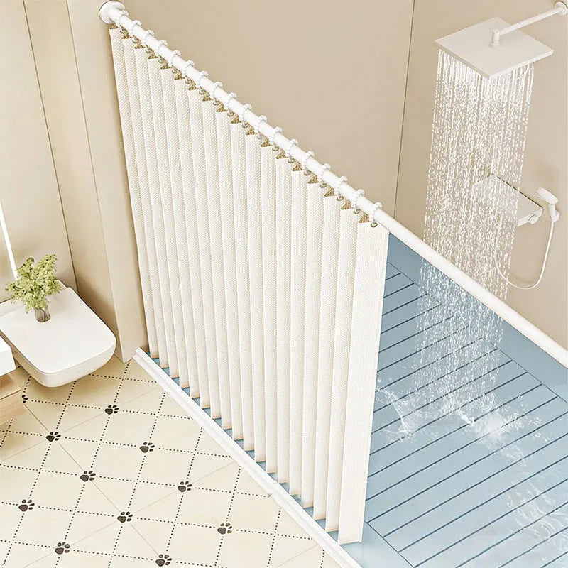 Rideau de douche pliable aimanté — cloison sans perçage - Nesty (vue 3)