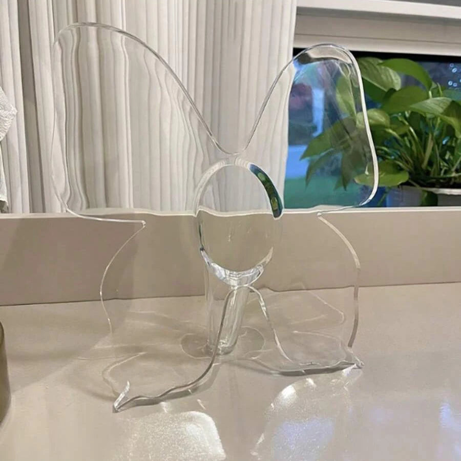 Vase cadre en acrylique transparent Nesty - Vase design pour fleurs (vue 8)