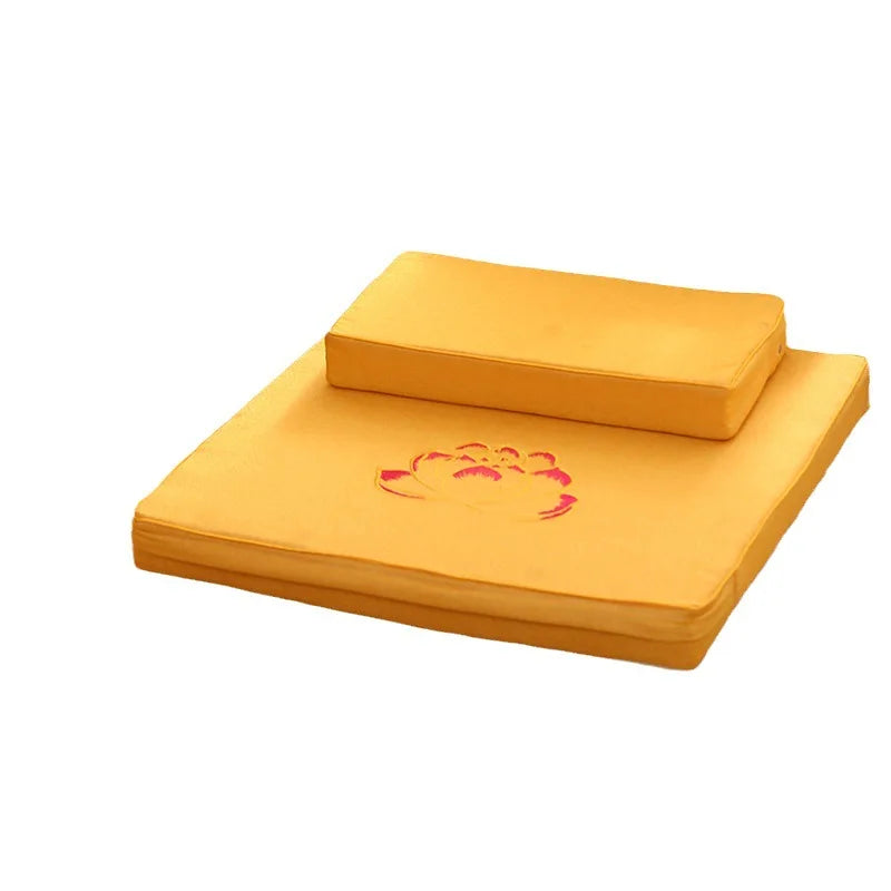 Coussin de méditation zafu épais en lin Nesty - Housse amovible et lavable (vue 5)
