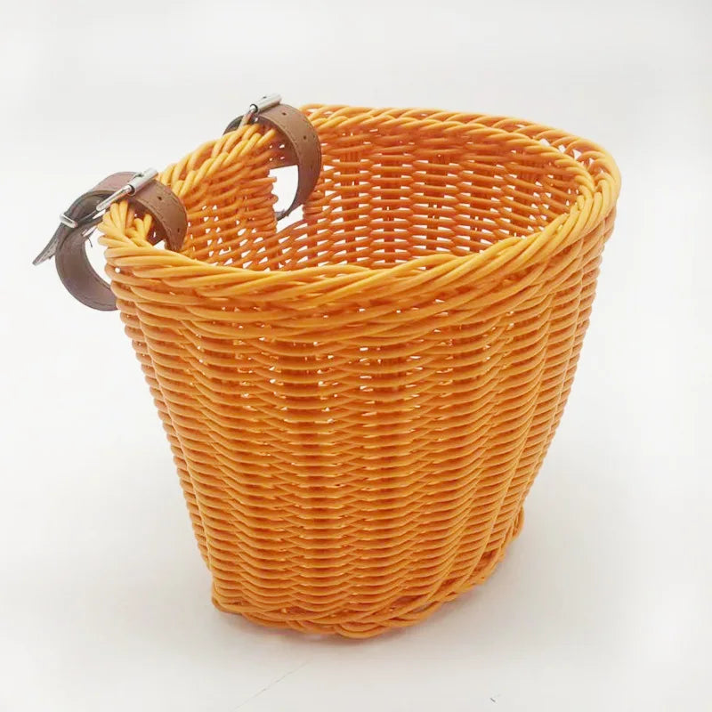 Panier de rangement tressé effet rotin, plastique multi-usages - Nesty (vue 11)