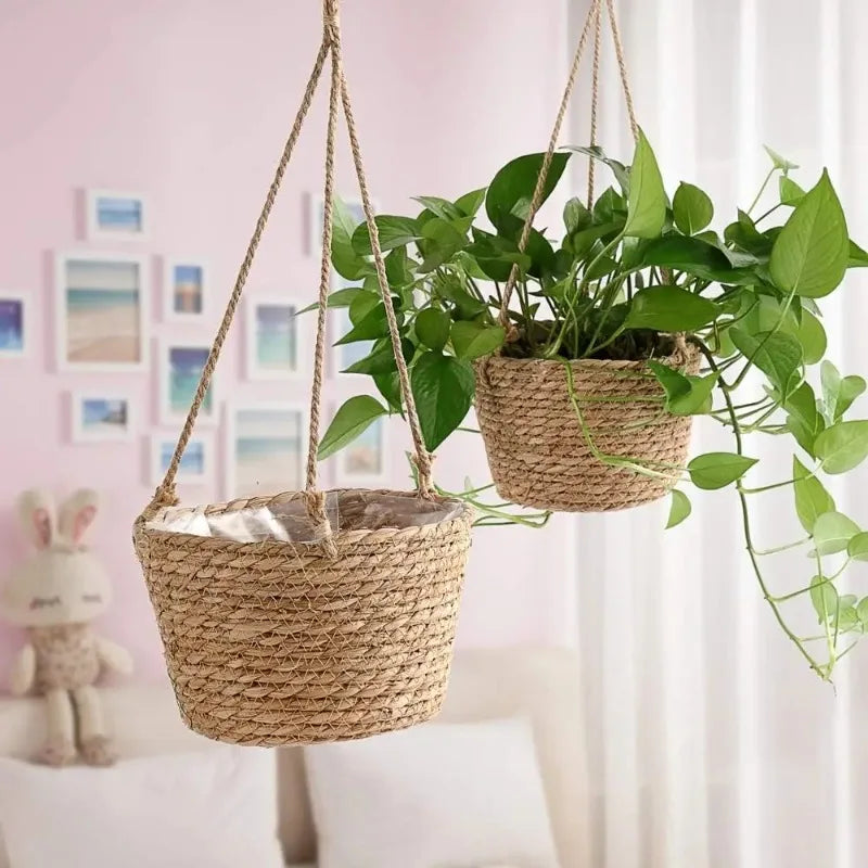 Suspension macramé en jute pour plantes - Nesty (vue 3)
