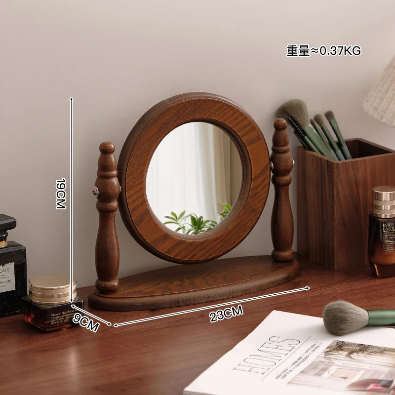 Miroir à poser en bois, forme cœur ou lapin (vue 6) - Nesty
