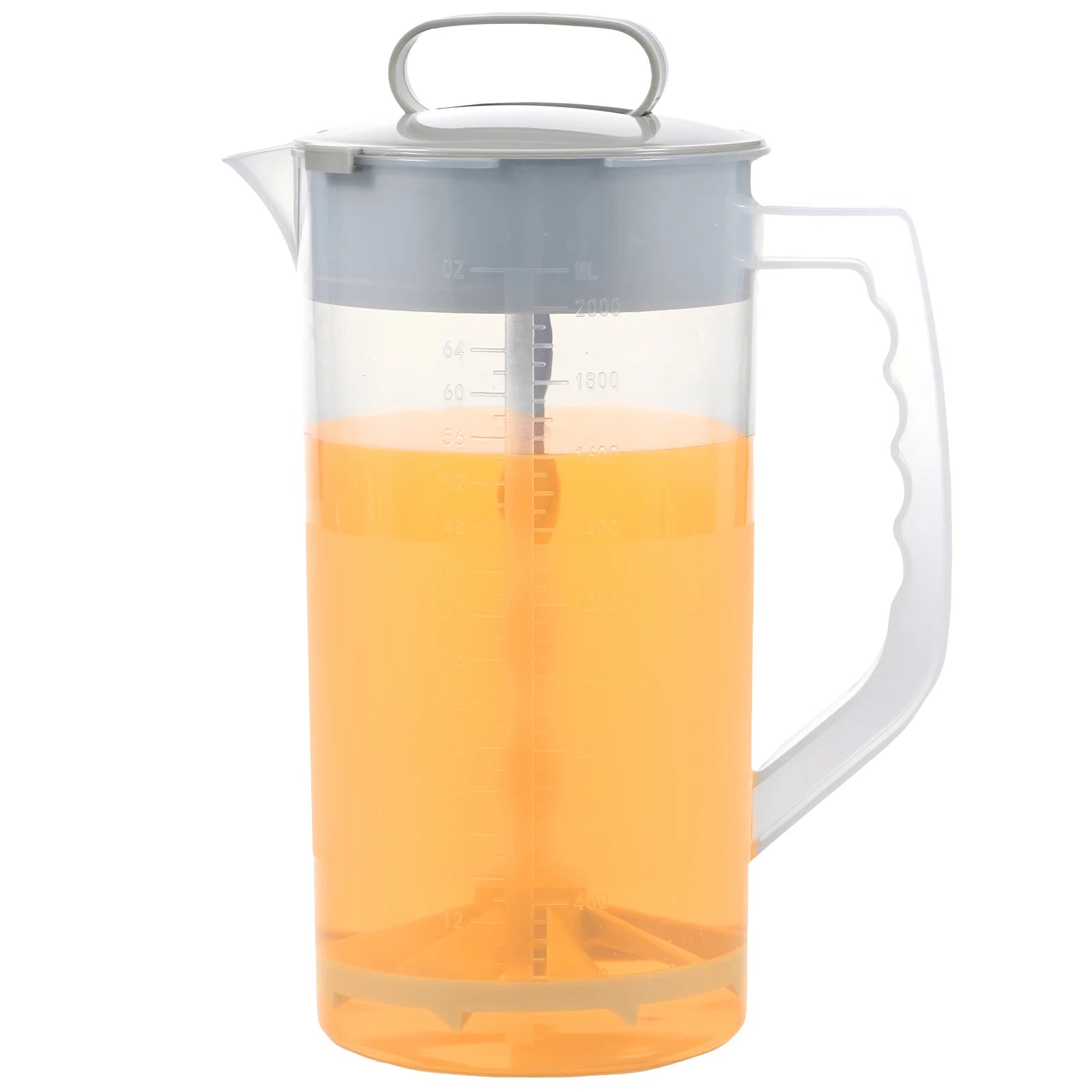 Pichet mélangeur en plastique transparent avec couvercle, 2 L - Nesty (vue 7)