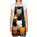 Tablier de cuisine motif chat Nesty - Accessoire coloré pour cuisiner (vue 6)