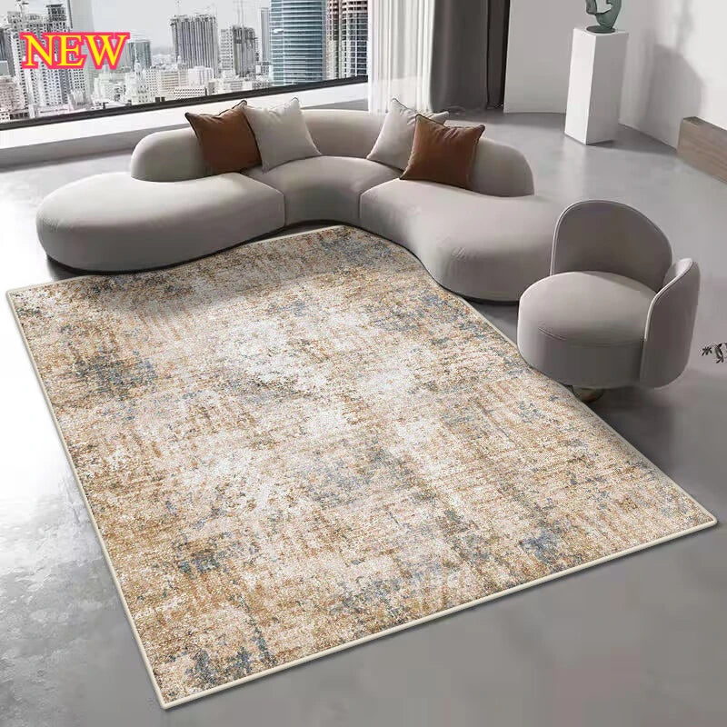 Tapis à motif géométrique sans peluches pour salon - Nesty (vue 6)